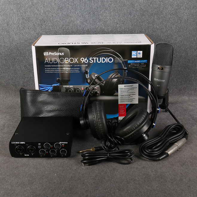 PreSonus AudioBox 96 Studio Bundle - Boxed - 2nd Hand