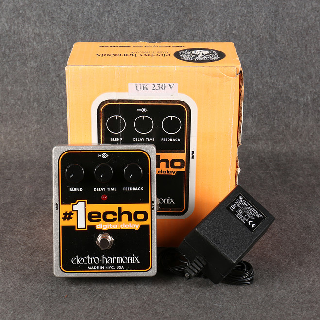 Electro Harmonix 1 Echo - Box & PSU - 2nd Hand