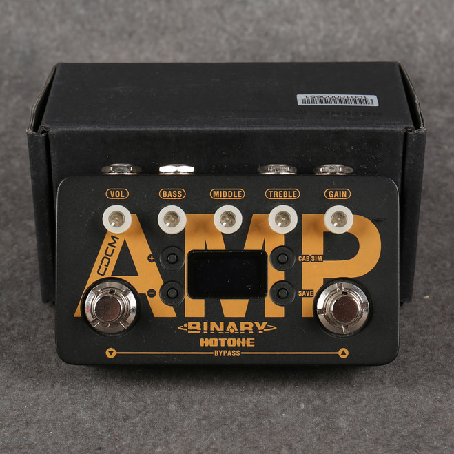 Hotone Binary Amp Modelling Pedal - Boxed - 2nd Hand