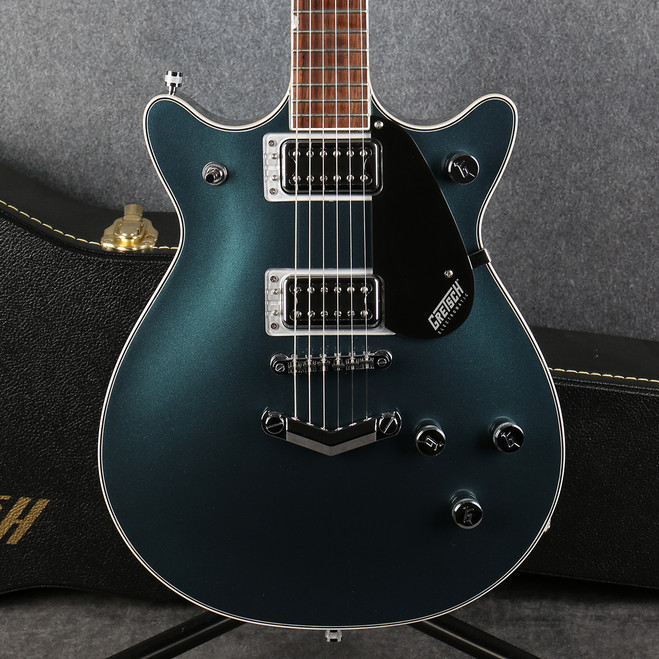 Gretsch G5222 Electromatic Double Jet BT - Jade Grey Metallic - Case - 2nd Hand (134696)