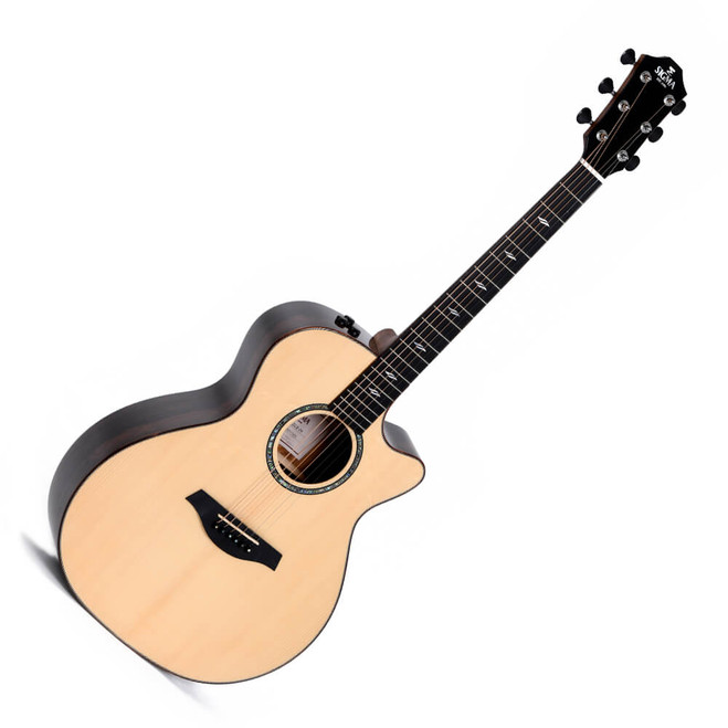 Sigma Modern Series GZCE-3 Cutaway Electric Acoustic Guitar - Natural