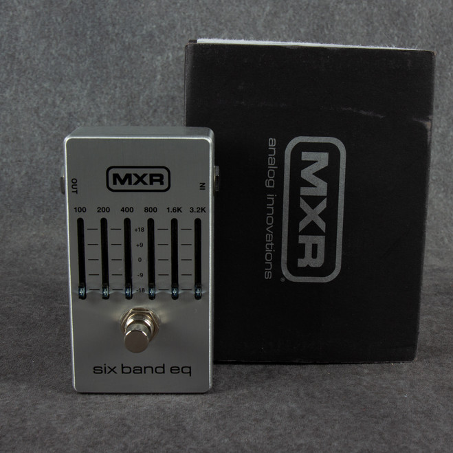 MXR Six Band EQ Pedal - Boxed - 2nd Hand