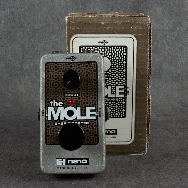 Electro Harmonix The Mole Bass Booster Pedal - Boxed - 2nd Hand