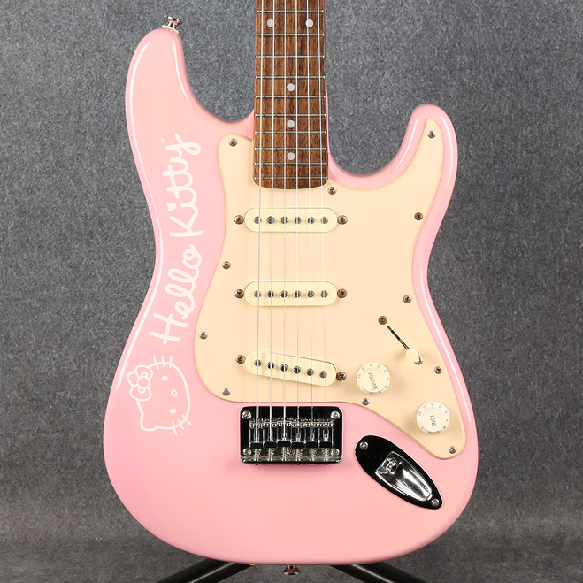 Squier Hello Kitty Mini Stratocaster - Pink - 2nd Hand (135211)
