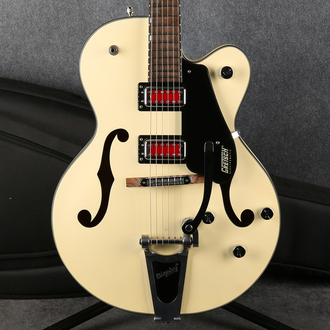 Gretsch G5410T Electromatic Rat Rod - Matte Vintage White - Gig Bag - 2nd Hand