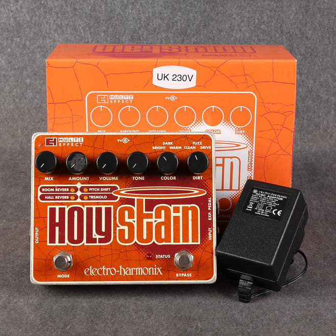 Electro Harmonix Holy Stain Reverb Pedal - Box & PSU - 2nd Hand