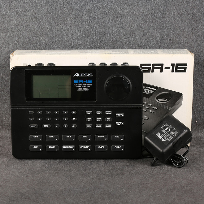 Alesis SR-16 Drum Machine - Box & PSU - 2nd Hand (135670)