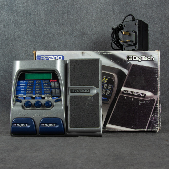 DigiTech RP200 Modeling Guitar Processor - Box & PSU - 2nd Hand
