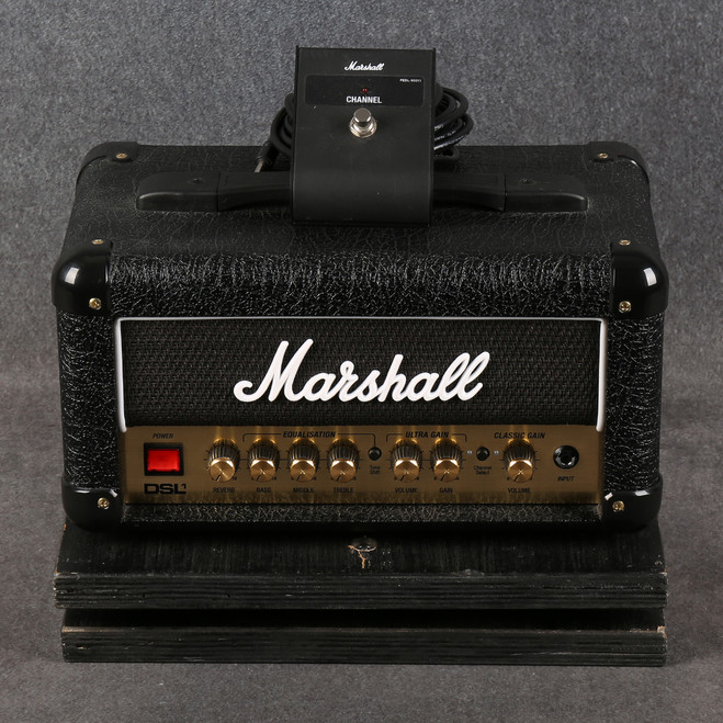 Marshall DSL1HR 1W Valve Amp Head - Footswitch - 2nd Hand