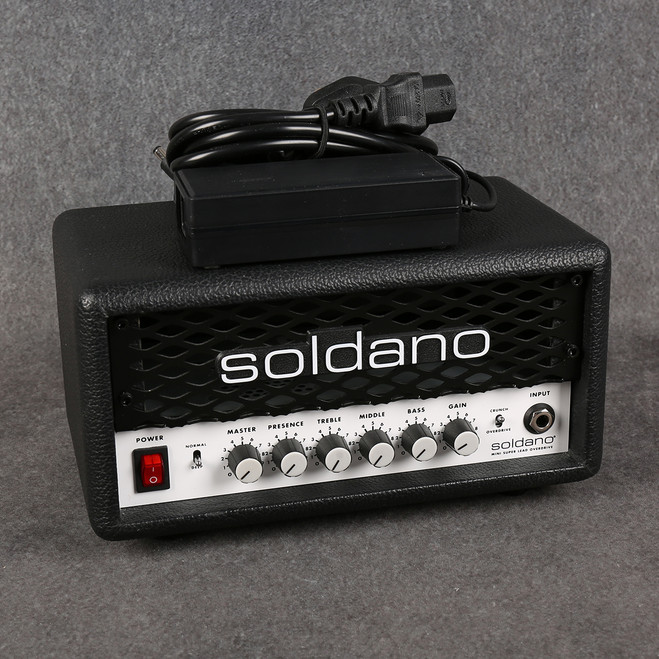 Soldano SLO Mini Super Lead Overdrive Amp Head - PSU - 2nd Hand