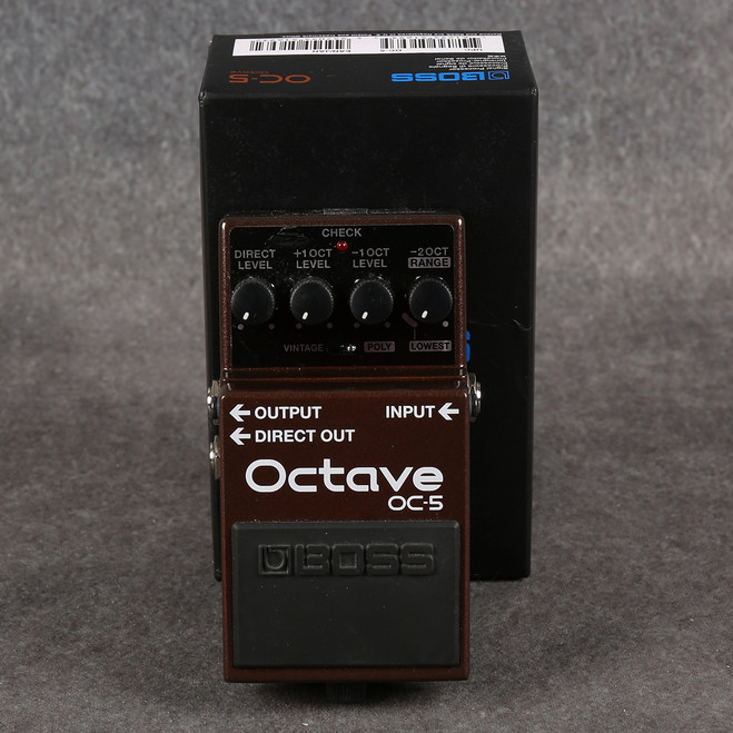 Boss OC-5 Octave Pedal - Boxed - 2nd Hand (135942)