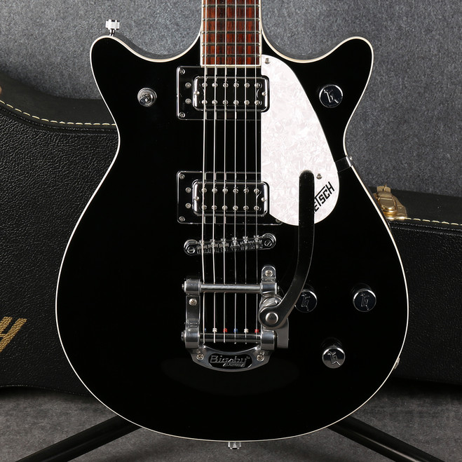 Gretsch G5232T Electromatic Double Jet FT - Bigsby - Black - Case - 2nd Hand