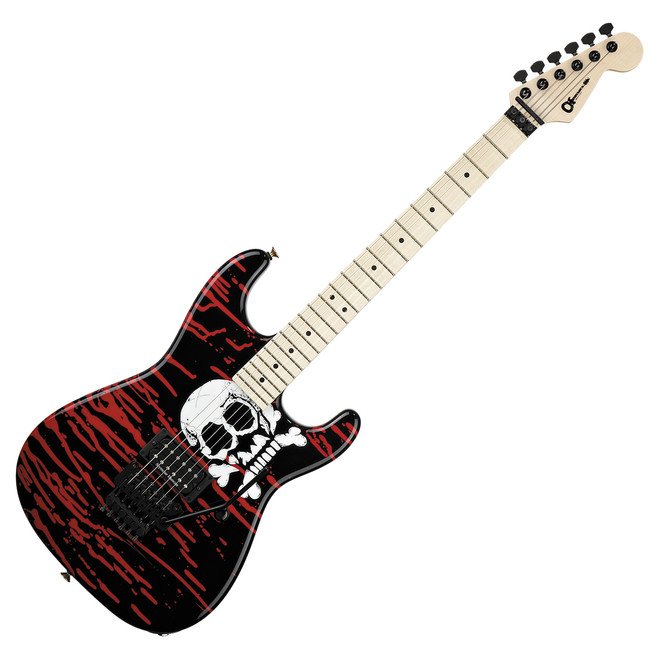 Charvel Warren DeMartini USA Signature San Dimas - Skulls Graphic