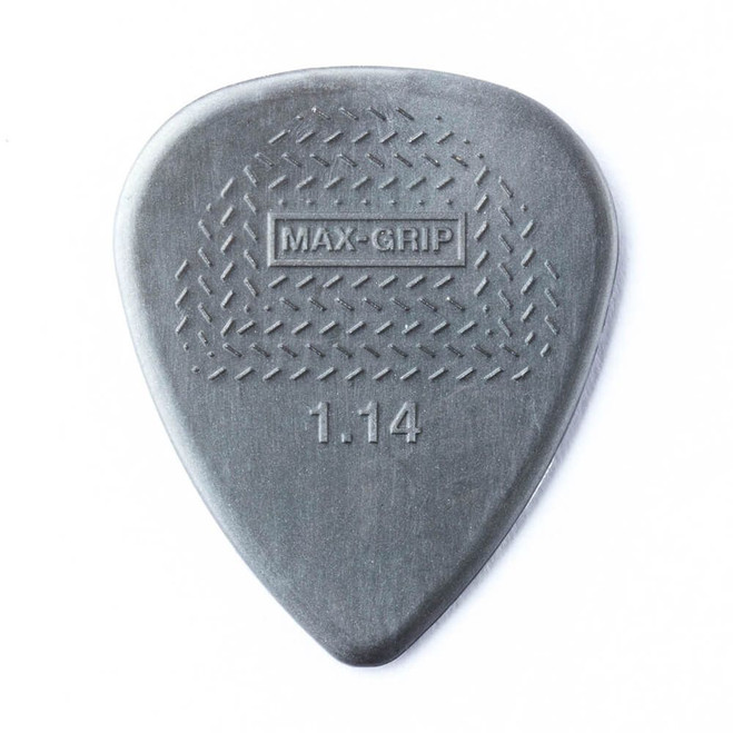 Jim Dunlop 449P Max-Grip Standard Guitar Pick, 1.14mm, 12 Pack