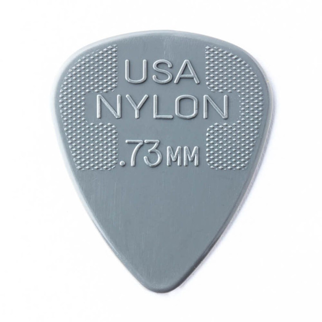 Jim Dunlop 44R Nylon Guitar Pick, .73mm, 72 Pack