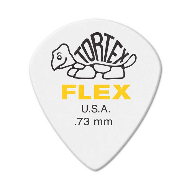 Jim Dunlop 466R Tortex Flex Jazz III XL Guitar Pick, .73mm, 72 Pack