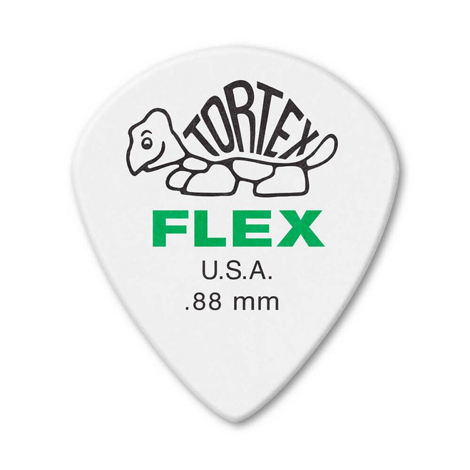 Jim Dunlop 466R Tortex Flex Jazz III XL Guitar Pick, .88mm, 72 Pack