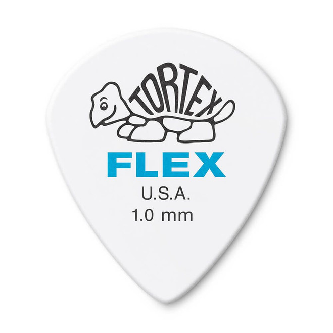 Jim Dunlop 468P Tortex Flex Jazz III Guitar Pick, 1.00mm, 12 Pack