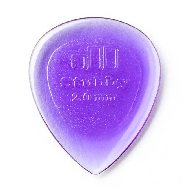 Jim Dunlop 474R Stubby Jazz Guitar Pick, 2.00mm, 24 Pack