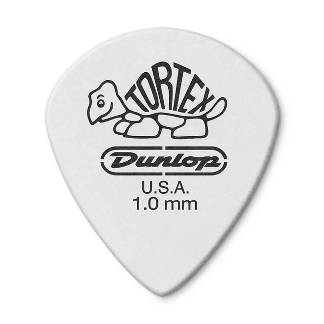 Jim Dunlop 478P White Jazz III Guitar Pick, 1.00mm, 12 Pack