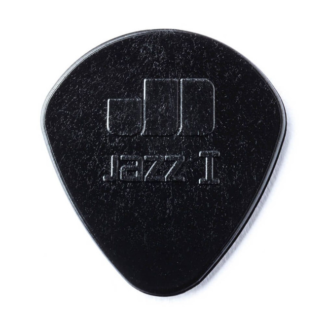Jim Dunlop 47R1S Nylon Jazz I Guitar Pick, Black Stiffo, 24 Pack