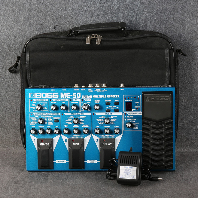 Boss ME-50 Multi FX Unit - Power Supply - Gig Bag - 2nd Hand