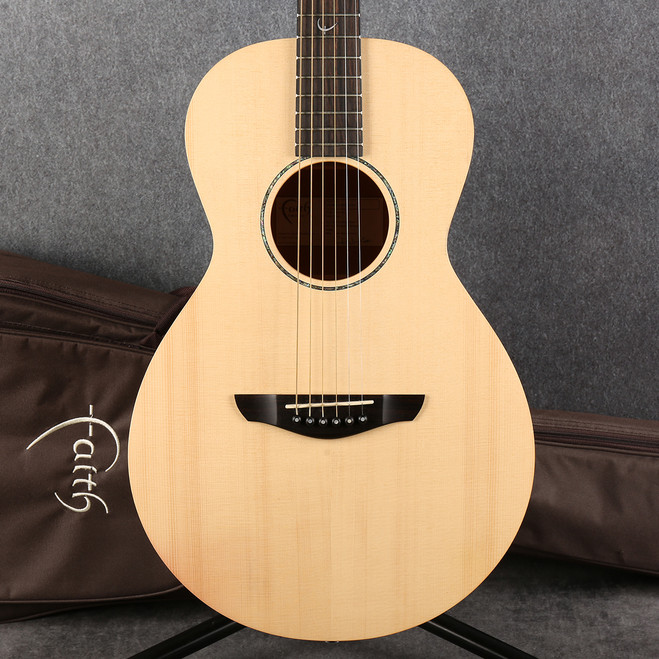 Faith FKM Naked Mercury Acoustic - Natural - Gig Bag - 2nd Hand