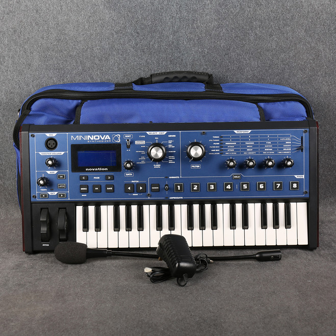 Novation MiniNova Synthesizer - Power Supply - Bag - 2nd Hand