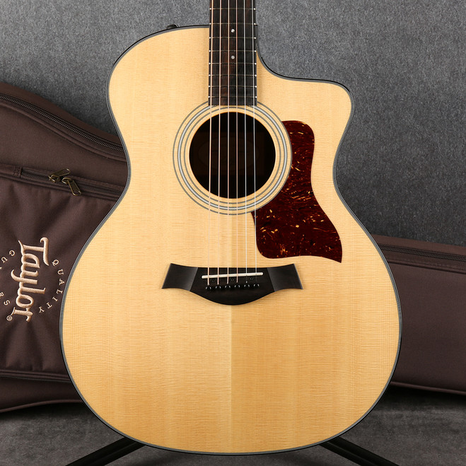 Taylor 214ce Plus Grand Auditorium Electro Acoustic - Natural - Case - 2nd Hand (141045)