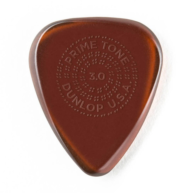 Jim Dunlop 510P Primetone Standard Guitar Pick, 3.00mm, Grip, 3 Pack