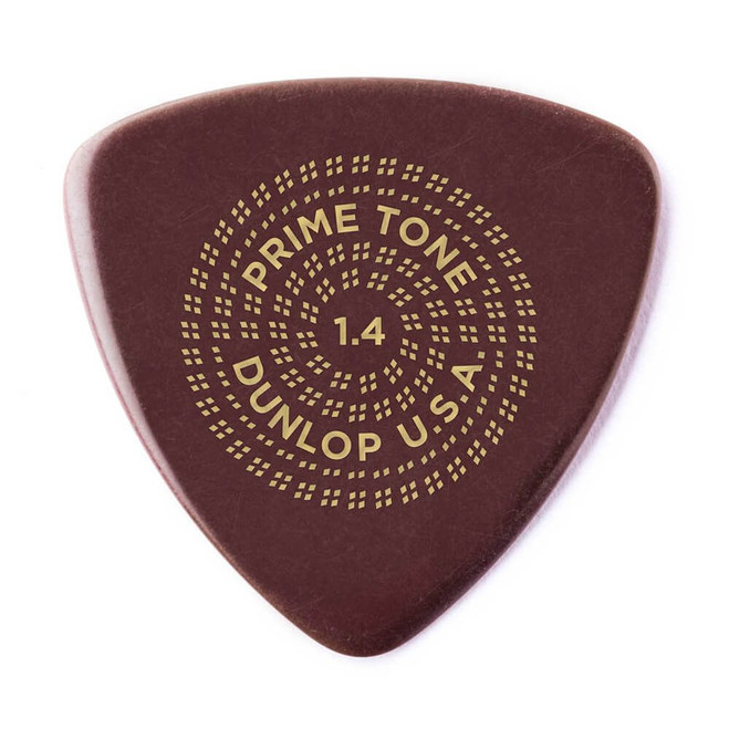 Jim Dunlop 513P Primetone Triangle Guitar Pick, 1.40mm, Smooth, 3 Pack