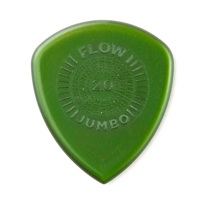 Jim Dunlop 547R Flow Jumbo Guitar Pick, 2.0mm, 12 Bag