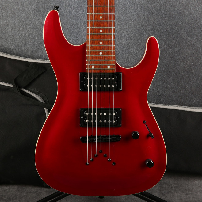 Dean Custom 750X 7-String - Metallic Red - Gig Bag - 2nd Hand