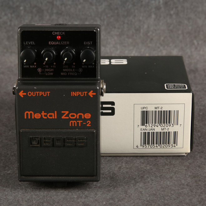 Boss MT2 Metal Zone - Boxed - 2nd Hand