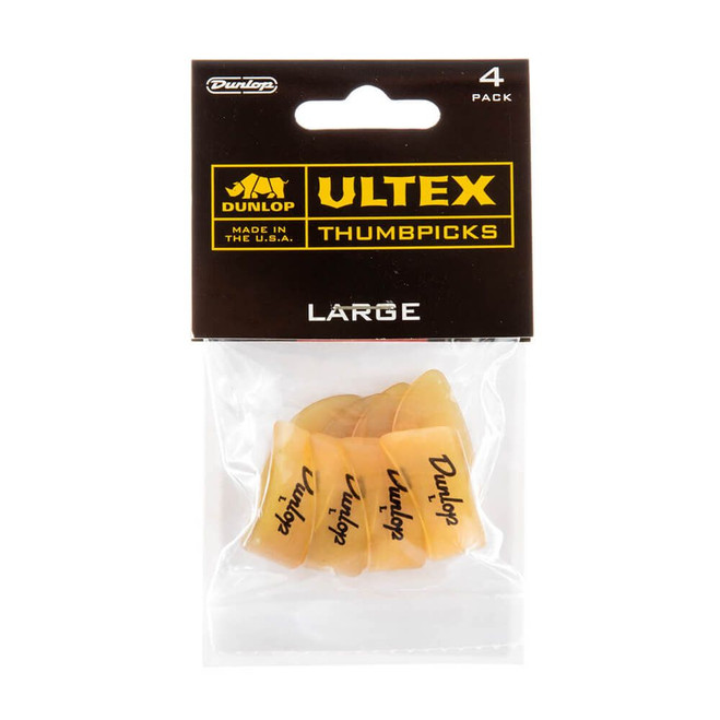 Jim Dunlop 9073P Ultex Thumbpicks, Large, 4 Pack