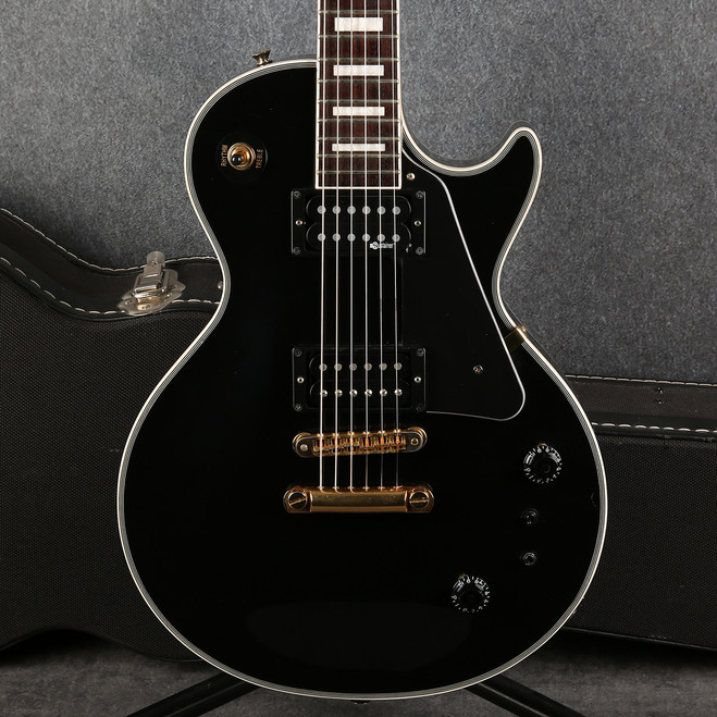 Burny by Fernandes RLC-80S - Black - Hard Case - 2nd Hand
