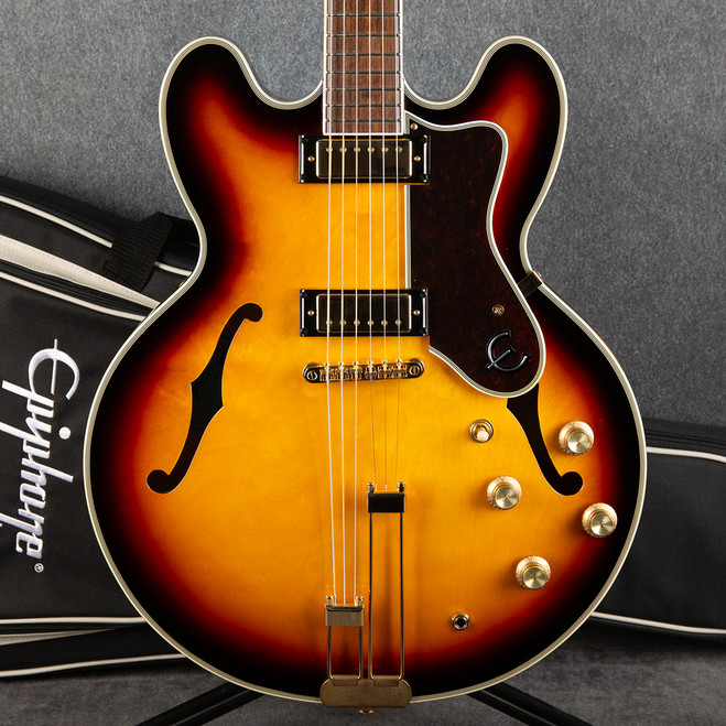 Epiphone Sheraton - Vintage Sunburst - Gig Bag - 2nd Hand