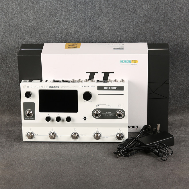 Hotone Ampero II Stage Multi FX & Amp Modeller - Box & PSU - 2nd Hand
