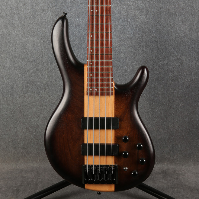 Cort C5 Plus OVMH 5 String Bass - Antique Brown Burst - 2nd Hand