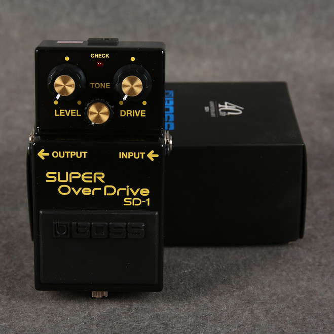 Boss SD-1 40th Anniversary Super Overdrive - Boxed - 2nd Hand