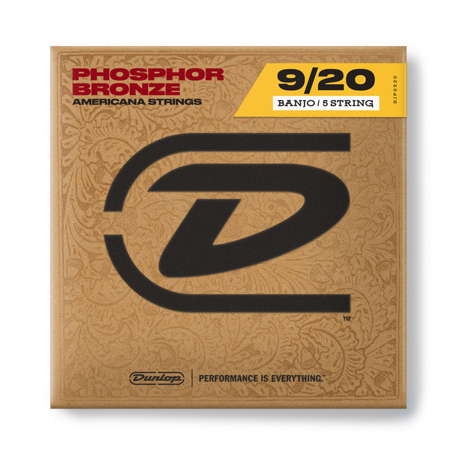 Jim Dunlop Phosphor Bronze Banjo Strings, 09-20 - 5-String