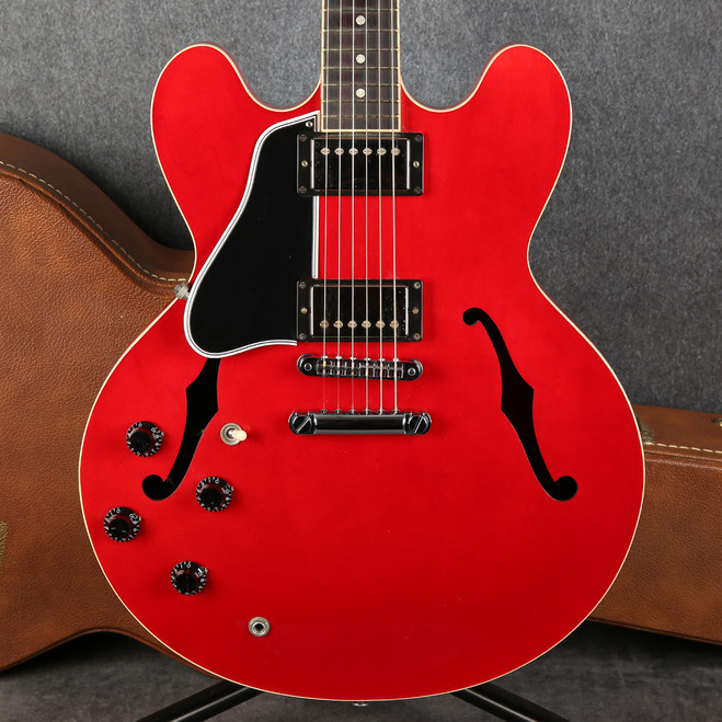 Gibson Memphis ES-335 - Left Handed - Cherry - Hard Case - 2nd Hand