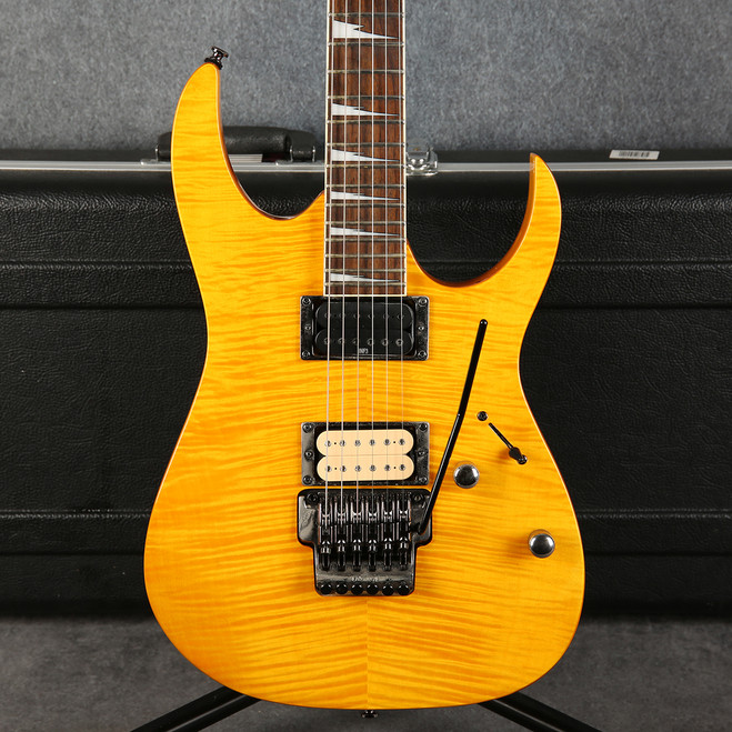 Ibanez RG320DXFM-AM - Amber - Hard Case - 2nd Hand