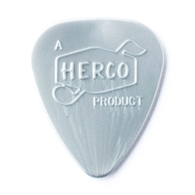 Jim Dunlop HEV211R Herco Vintage 66 Guitar Pick, Heavy, Silver, 36 Pack