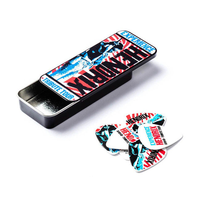 Jim Dunlop JH-PT09M Jimi Hendrix Pick Tin, Tribute Tour