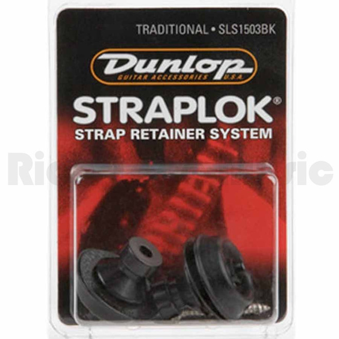 Jim Dunlop SLS1503BK Strap Lock TRADITIONAL - SET