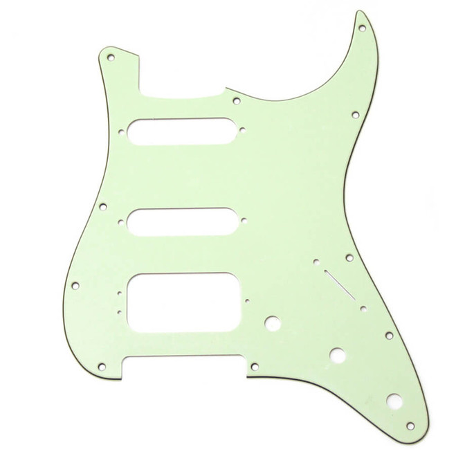 Fender 11-Hole American Deluxe Fat Stratocaster Pickguard - Mint Green