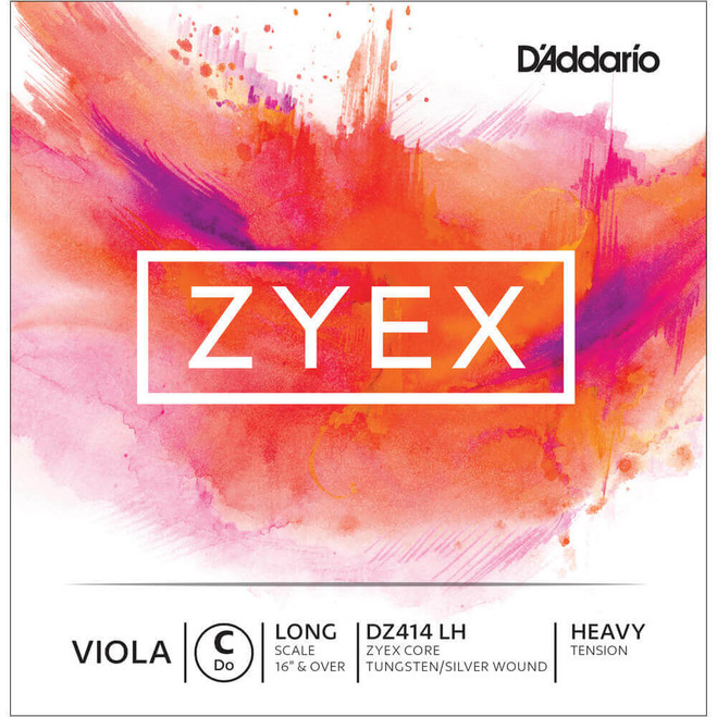 DAddario Zyex Viola Single C String, Long Scale, Heavy Tension
