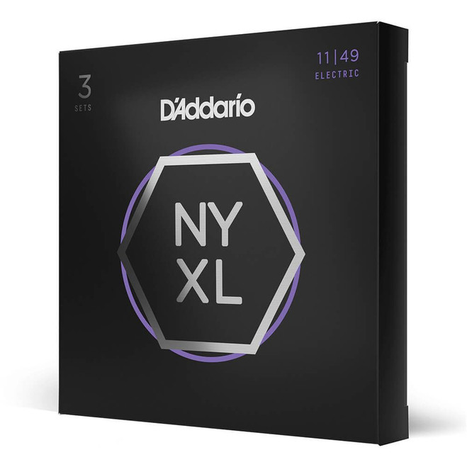 Daddario NYXL1149-3P Medium Set, 11-49, 3 Pack