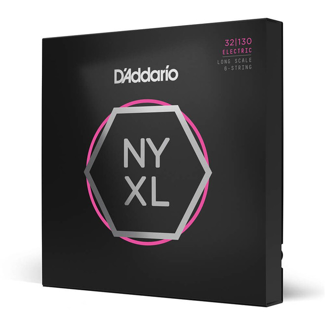 Daddario NYXL32130 Regular Light 6 String / Long Scale Set, 32-130